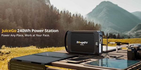 Introducing the First-Ever Lightweight Portable Power Station — JuiceGo 240Wh Made By BougeRV!