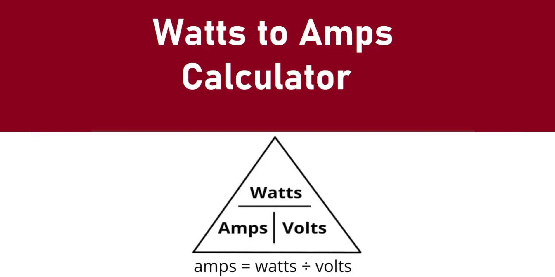 Quick and Easy: Convert Watts to Amps in a Snap! – BougeRV