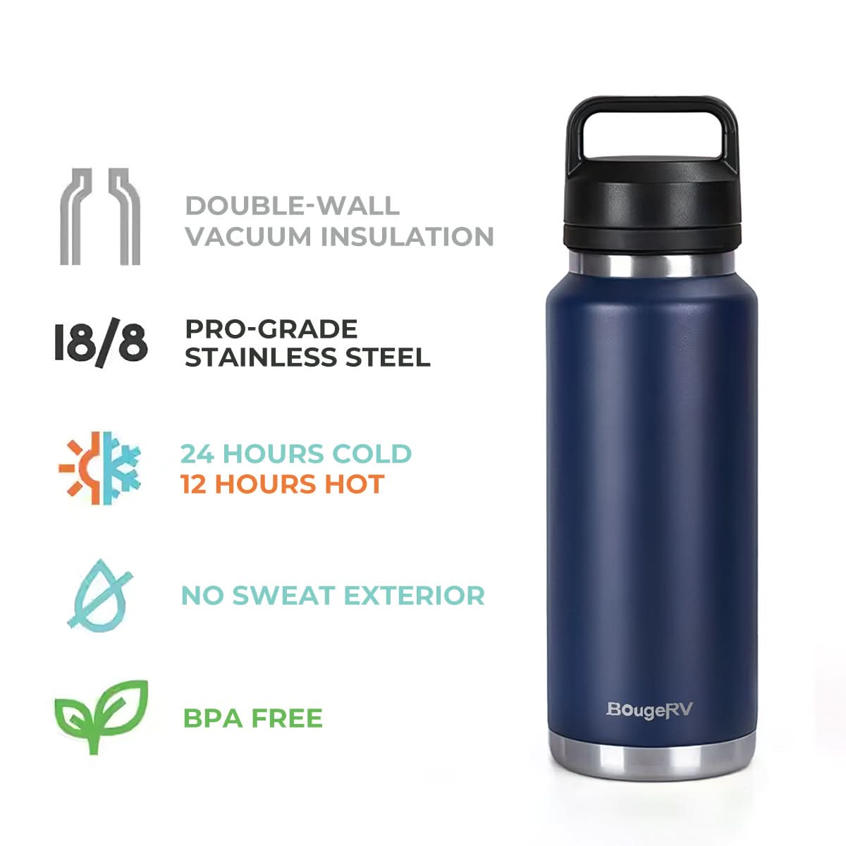 26 oz Water Bottle with Chug Cap