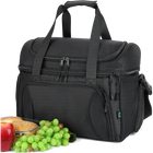 Double Leaves 36 Cans Extra Large Flight Attendant Lunch Bag Crew Cooler