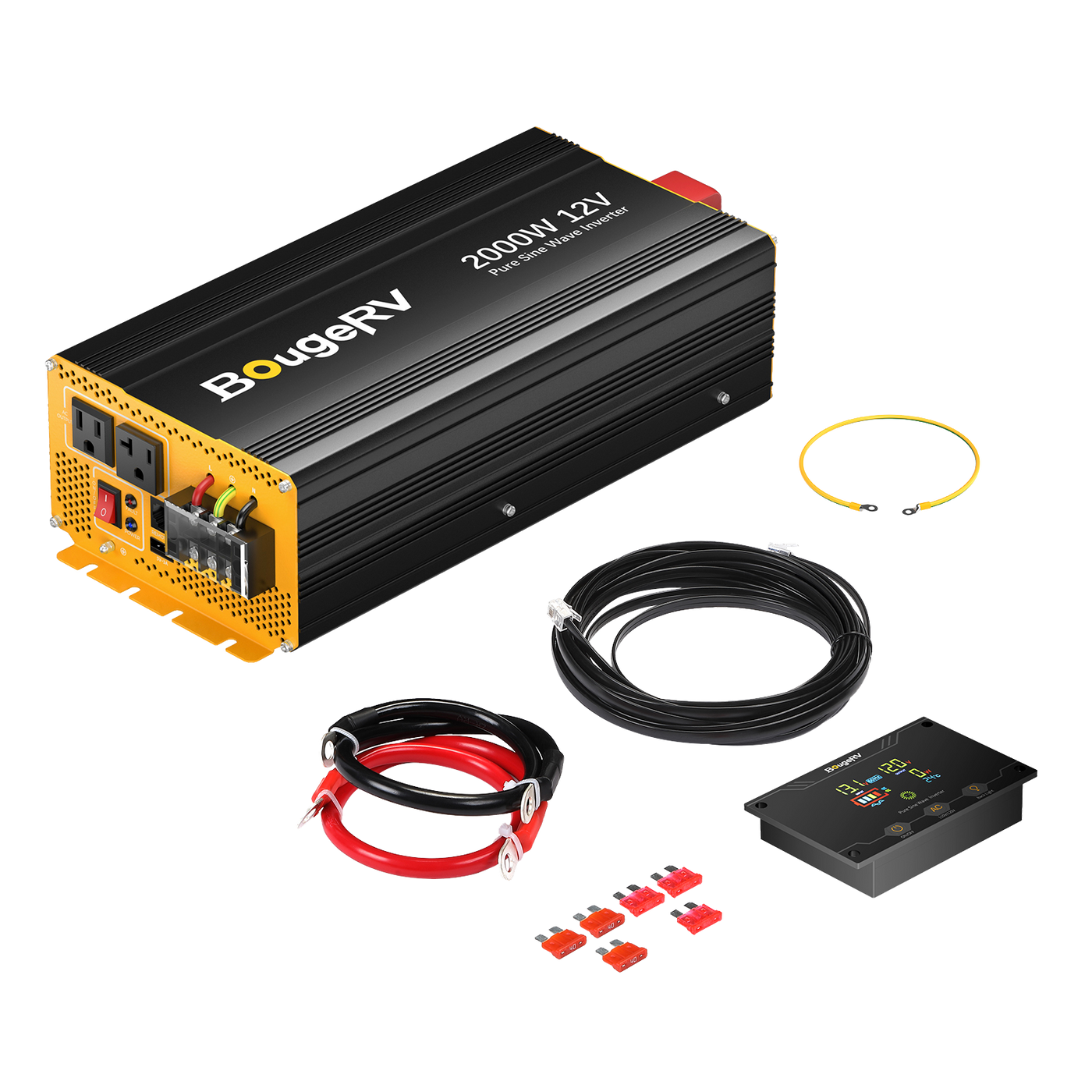 BougeRV 12V 400 Watt Rigid Solar Kit