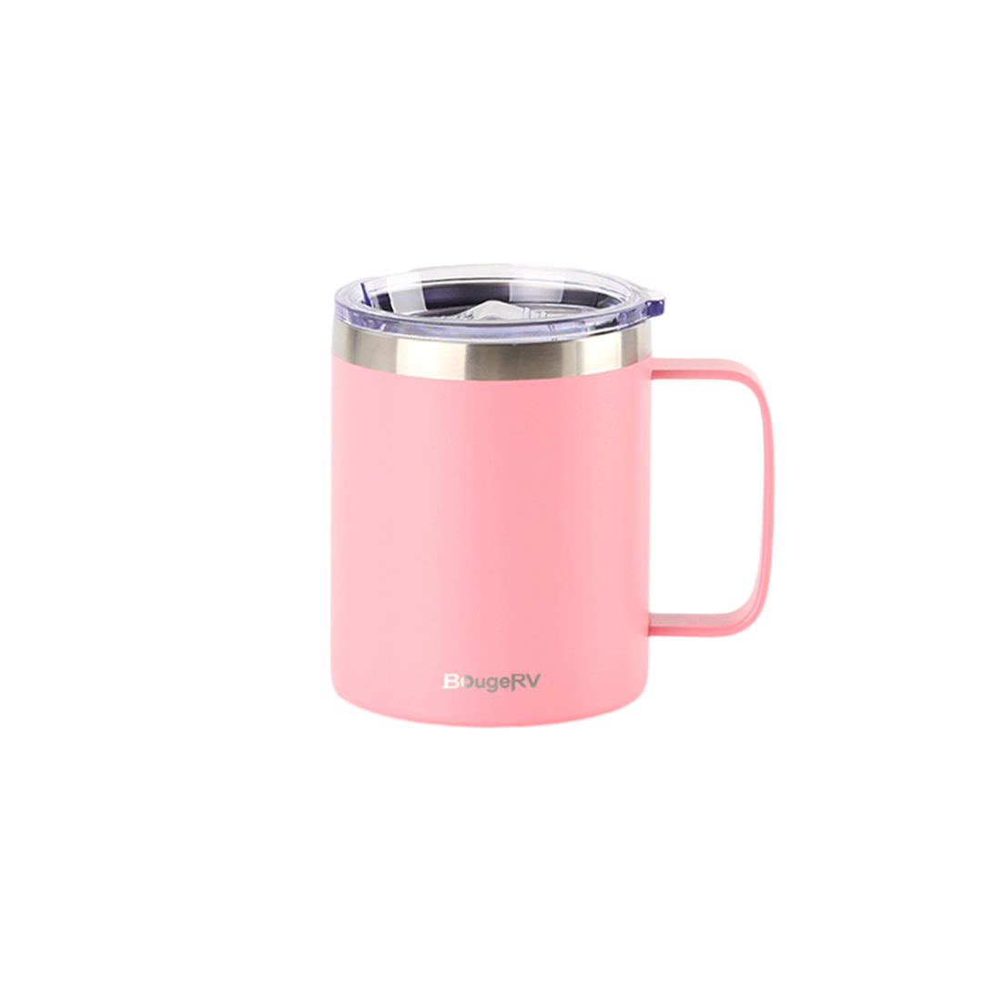 12oz Stainless Steel Insulated Coffee Mug with Handle