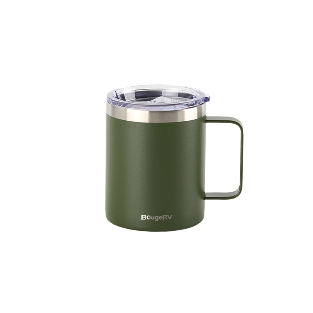 12oz Stainless Steel Insulated Coffee Mug with Handle