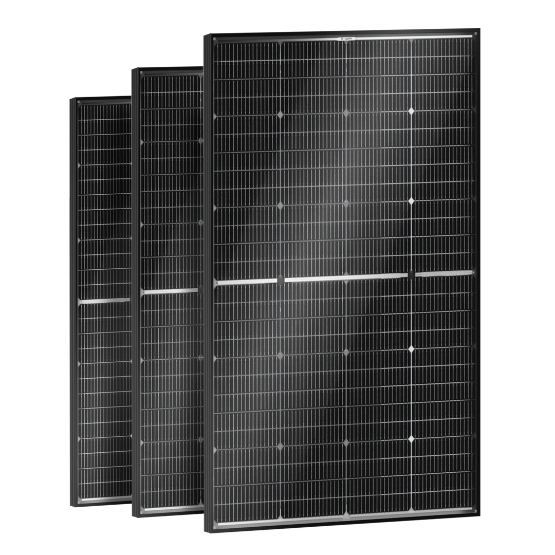BougeRV 16BB N-Type 12V/24V 200 Watt Bifacial Solar Panel