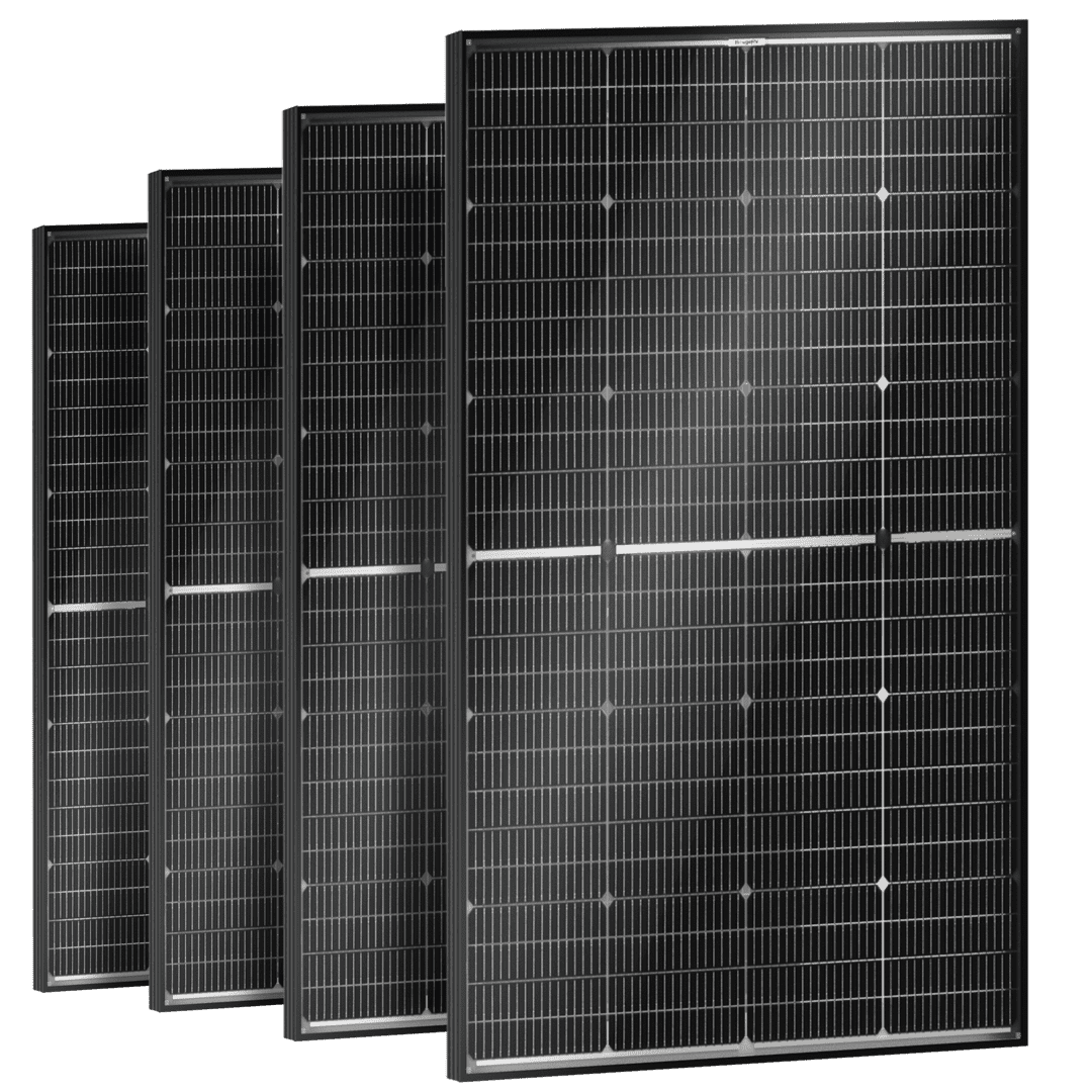 12V/24V N-Type 400 Watt 16BB Bifacial Solar Panel