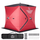 DEERFAMY Insulated Ice Fishing Shelter Portable Tent