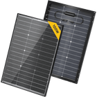 BougeRV 16BB N-Type 12V/24V 100 Watt Bifacial Solar Panel