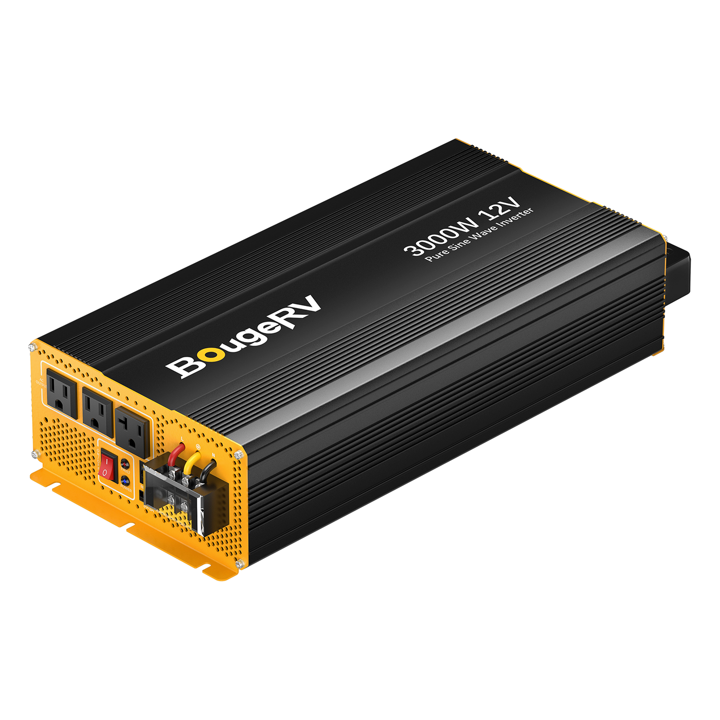 BougeRV 3000W 12V Pure Sine Wave Inverter with Bluetooth