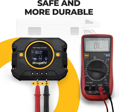 12V/24V Li 30A PWM Solar Charge Controller (Built-in Bluetooth)