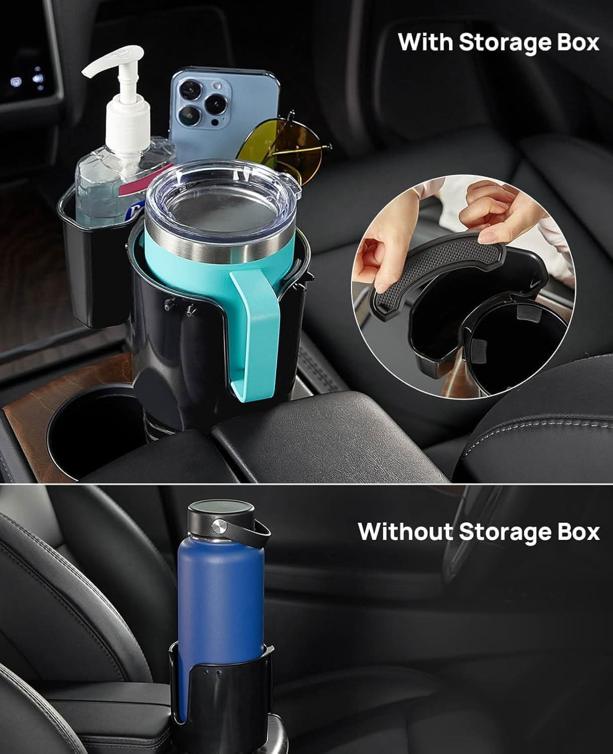 JOYTUTUS Cup Holder Expander for Car 18-40oz (3.4-3.8 Inch)