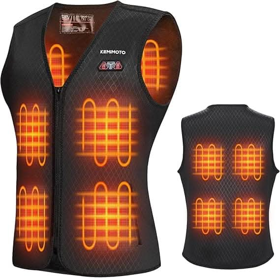 KEMIMOTO Women Heated Vest, Battery Pack Not Included