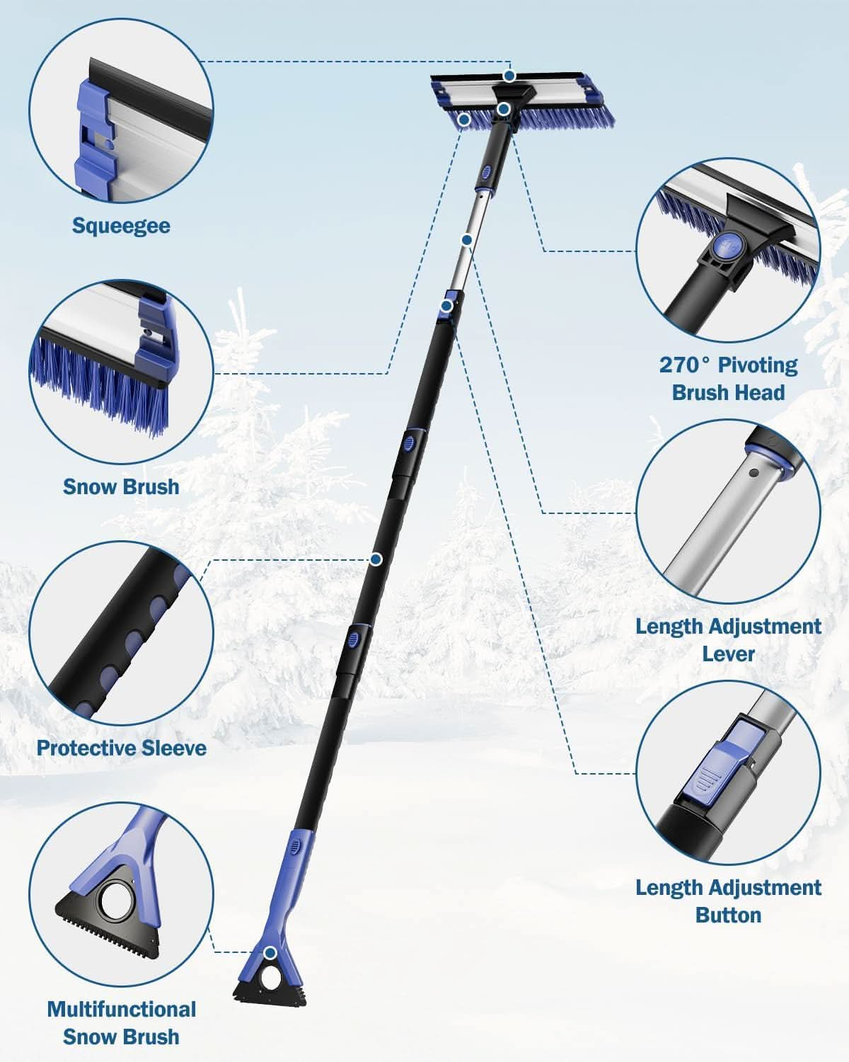 JOYTUTUS 47” Car Snow Brush