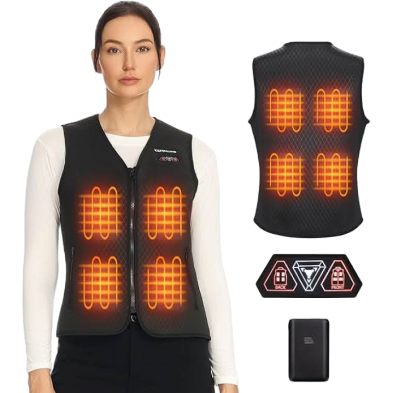 KEMIMOTO Heated Vest for Women with Battery Pack Included