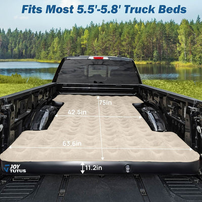 JOYTUTUS Truck Bed Air Mattress for 6-6.5Ft