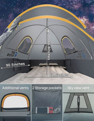 JOYTUTUS Pickup Truck Tent 2.0, 5.5'-6'