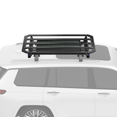 BougeRV Modular Roof Rack Platform with Slidable Solar Panel Bracket