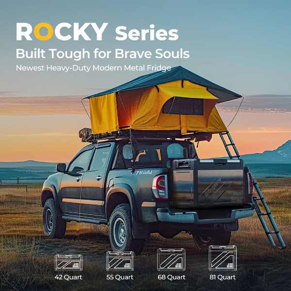 ROVER2000 Semi-Solid Portable Power Station with ROCKY Metal Fridge