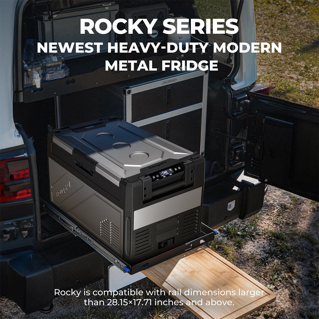 ROVER2000 Semi-Solid Portable Power Station with ROCKY Metal Fridge