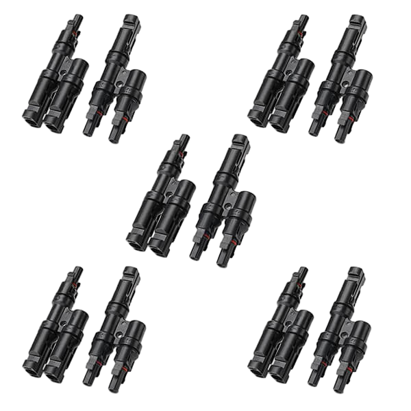 Solar Branch Connectors Y Connector in Pair MMF+FFM Parallel Connection