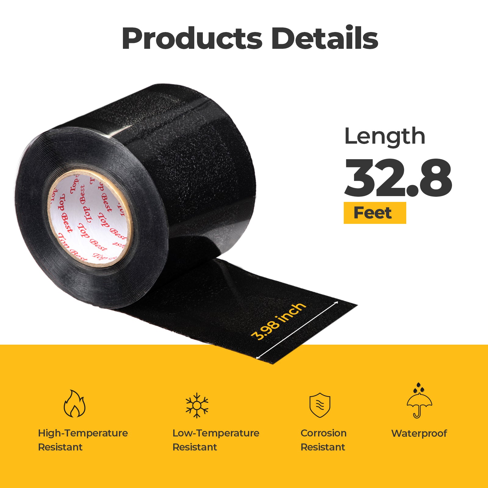 BougeRV Flexible Solar Panel Waterproof Butyl Rubber Tape