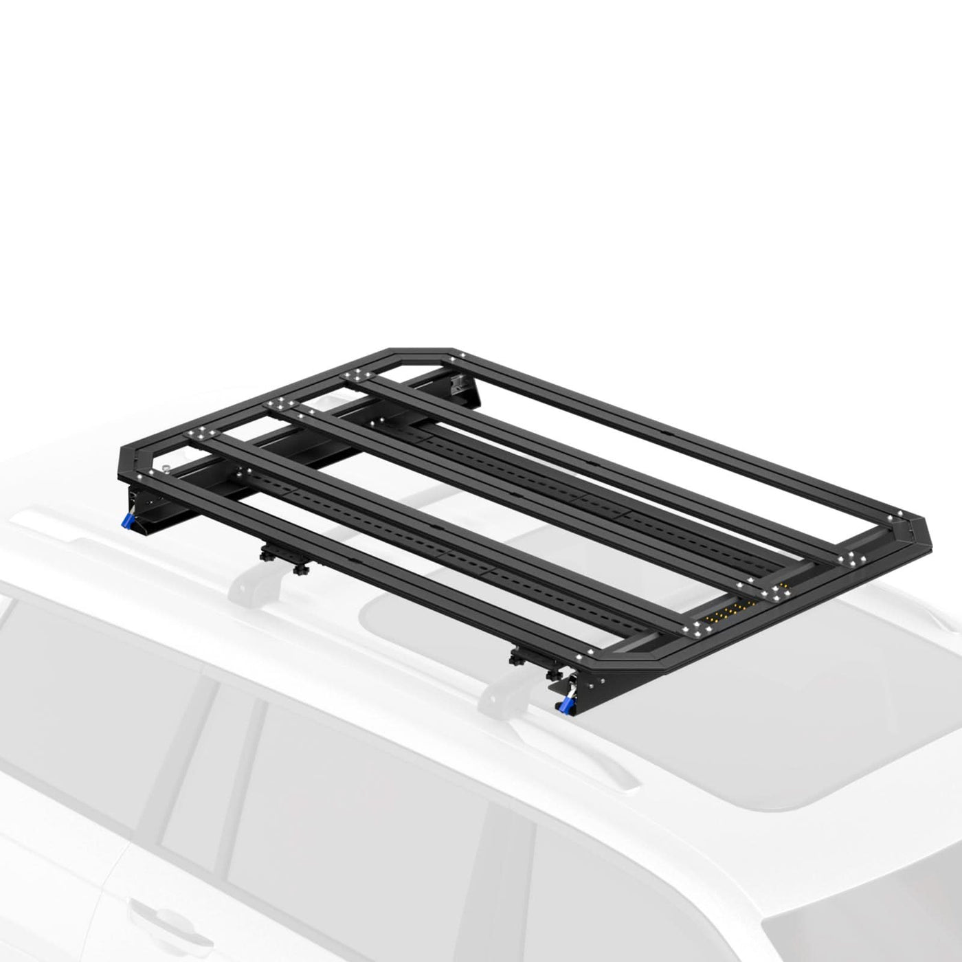 BougeRV Modular Roof Rack Platform with Slidable Solar Panel Bracket