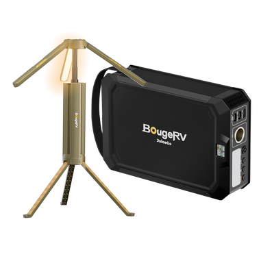 BougeRV New Outdoor Portable Telescopic Camping Lantern