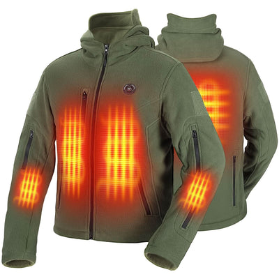 Electric Hooded Sweatshirt with 12V 15000mAh Battery Pack - Kemimoto