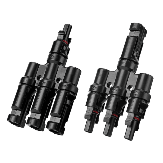 Solar Branch Connectors Y Connector in Pair MMMF+FFFM for Parallel Connection Between Solar Panels