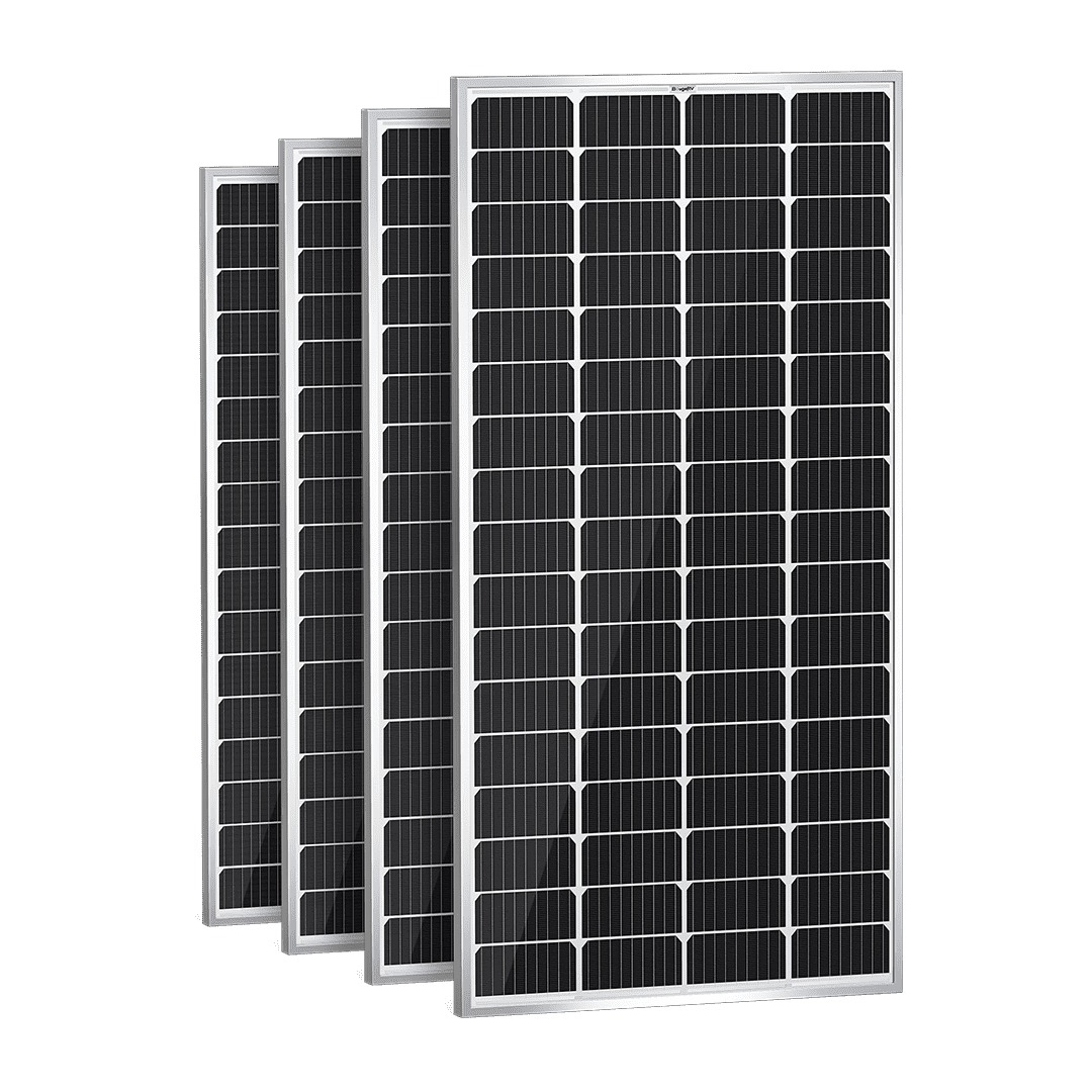 BougeRV 200W 12V 9BB Mono Solar Panel