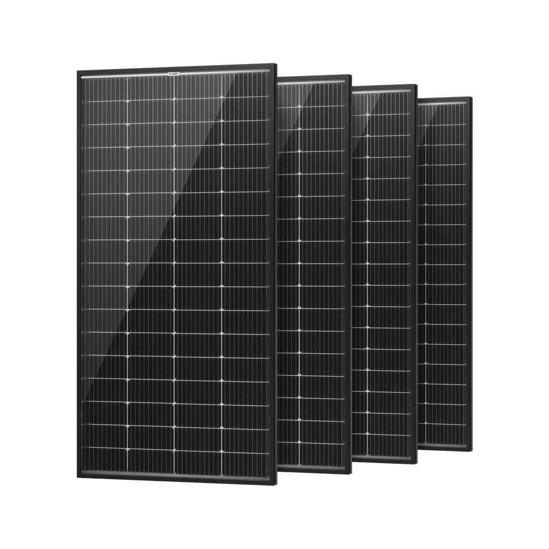 BougeRV 200 Watt Rigid Bifacial 10BB Mono Solar Panel