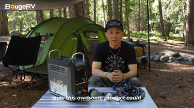 Enhance Your Camping Experience with the BougeRV Portable Propane Water Heater