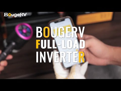 BougeRV 3000W 12V Pure Sine Wave Inverter with Bluetooth