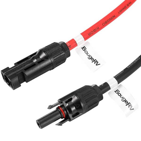 Résistance aux UV 4 mm2 de 6 mm2 PV MC4 Câble de rallonge de câble