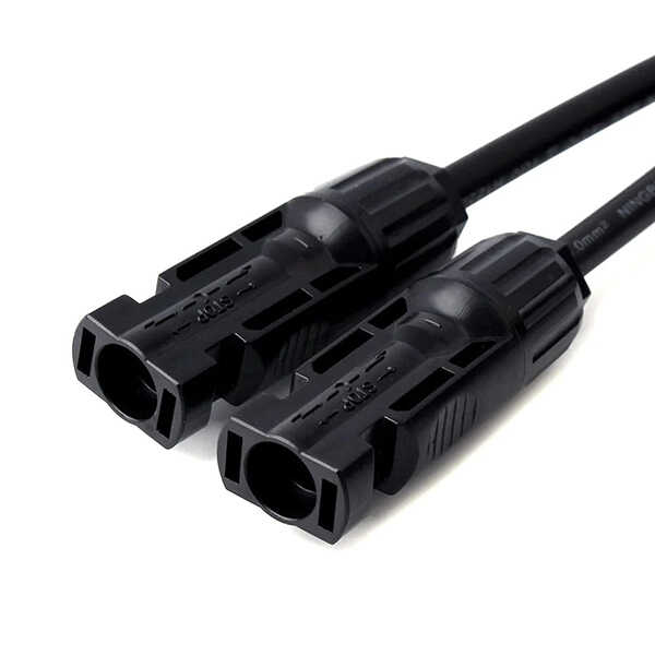 Htovila Y Branch Solar Connectors Parallel Cable Adapter 2-Way Solar Cable  Connector Self-locking IP67 Waterproof PV Panel Male Female Extension  Connector 12AWG 